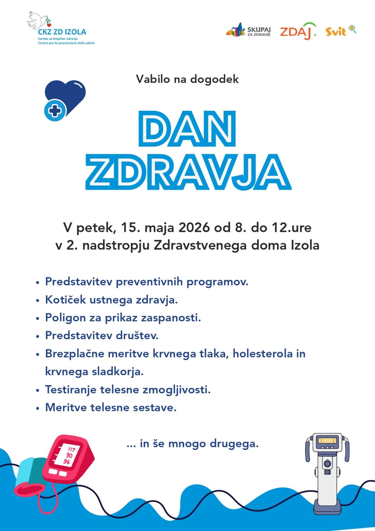 Vabilo Dan zdravja 2026